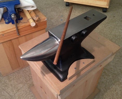 Anvil and forge
